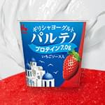 新商品「パルテノ いちごソース入」が発売しました。